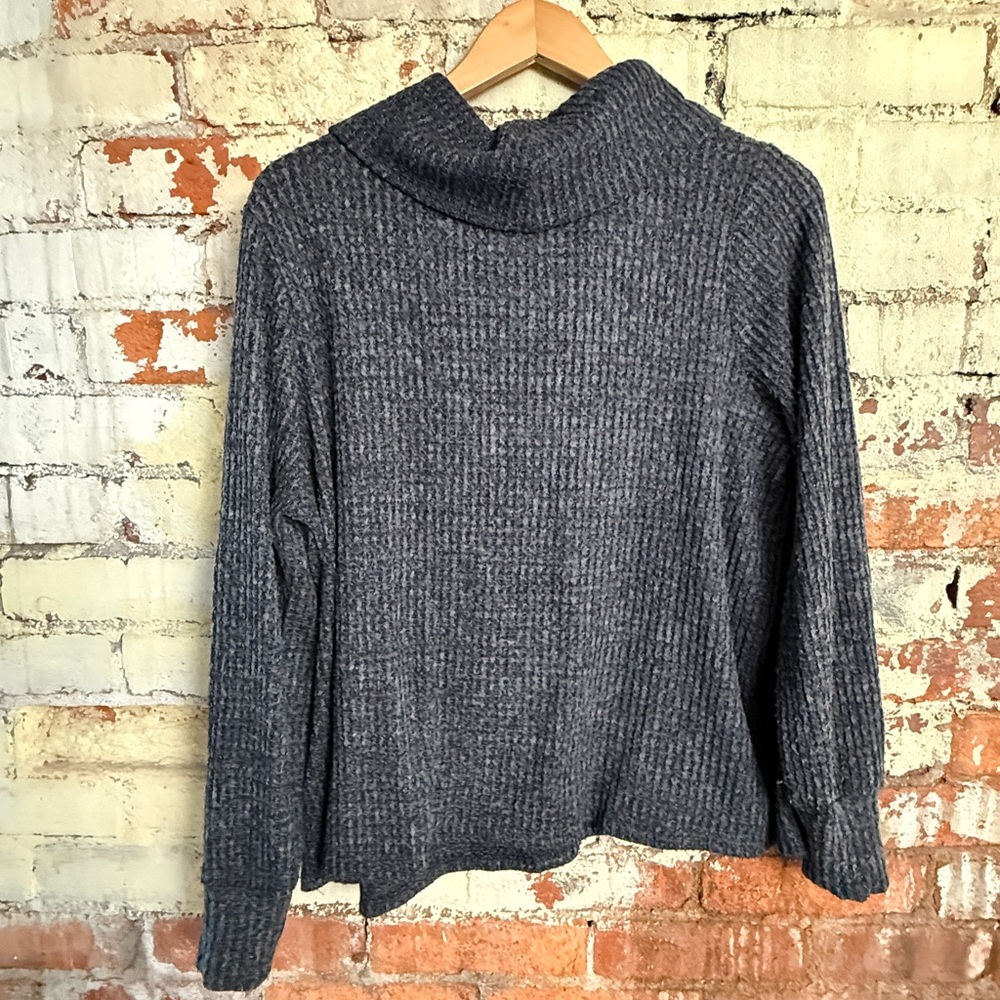 Torrid Dark Gray Cowl Neck Sweater - Picture 4 of 4